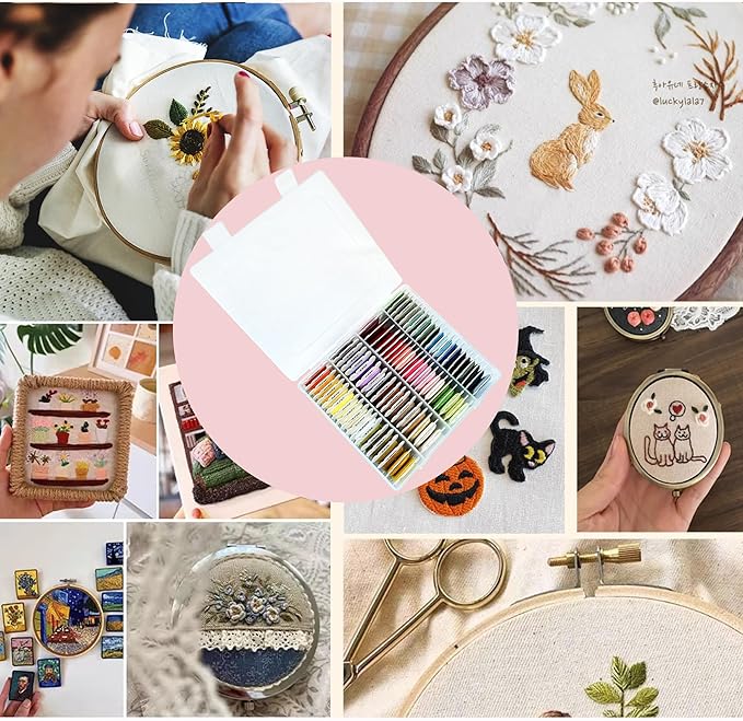 Friendship Bracelet Kit Embroidery Floss 80 Colors 4m Each