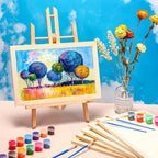 Wood Canvas Boards Unfinished Wooden Panel Boards Paint Pouring Panels for Painting Drawing Home Decor(10 Pieces,12 x 8 x 0.4 Inches)