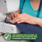 Mandala Crafts Bonded Nylon Thread Taupe Heavy Duty Sewing Threads - 800 YDs Size 207 630D T210 Tex 210 Thread for Leather Jeans Weaving Outdoor Marine Upholstery Threads