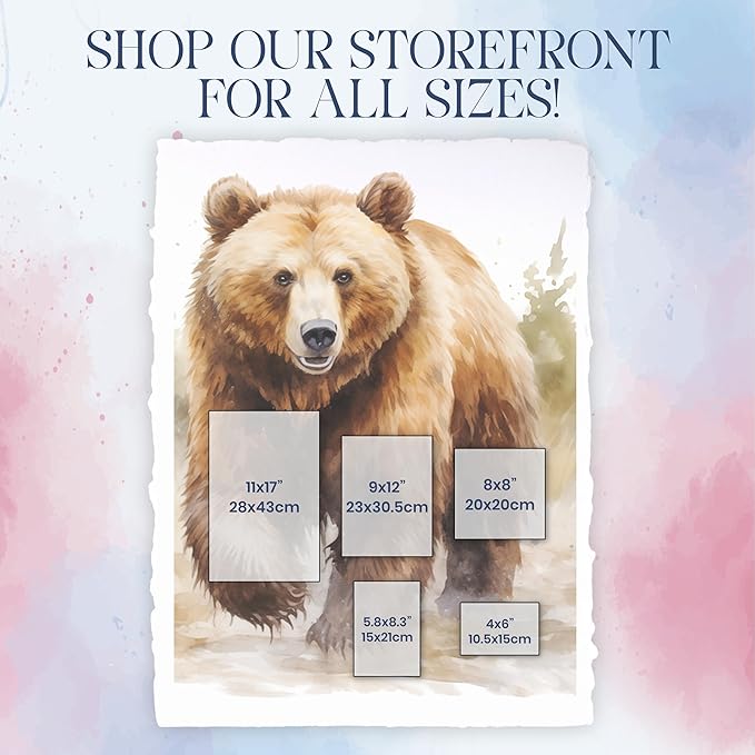 Wanderings Thick Handmade Watercolor Paper with Deckled Edge - 8"x8" - 500GSM Premium Painting Paper White Cold Press Watercolor Paper Textured Mixed Media Paper Made with Recycled Cotton - 15 Sheets