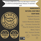 Craft & Nature 4 LB All Natural Unscented Goat Milk Moisturizing Glycerin Melt And Pour Soap Base for Soap Making