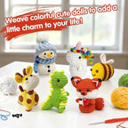 BLZEDIM 6Pcs Crochet Kit for Beginners, 2026 DIY Crochet Animal Kits with Step-by-Step Video Tutorials Beginner Knitting Kit for Adults DIY Stuffed Animals Craft Gift for Starter (Unicorn)