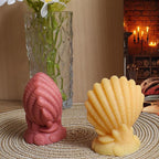Shell Conch Animal Candle Mold for Resin Casting and Making - Silicone 3D Mold for Home Decor