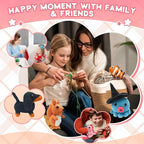 Leozzef DIY Crochet Kit for Beginners, 6 Cute Animal Crocheting Kits with Yarn, Hooks & Step by Step Videos, 2026 Easy DIY Craft for Adults & Kids, Handmade Plush Craft Gift for Crochet Lovers