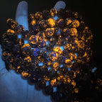 58pcs 6mm Natural Flame Yooperlite Stone Beads Round Healing Energy Power Stone Beads for Jewelry Making DIY Bracelet Necklace Earrings 15" (Flame Stone, 6mm)