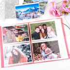 10 Pcs 0.3mm Magnet Sheets and 80 pockets/20 pages Storage Album for Stamp and Cutting Dies Storage Book Organizer Folder for Storage Die Cutting, DIY Scrapbooking Card Making Supplies (Red)