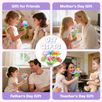 FUNZBO 216 Pcs DIY Fabric Flower Bouquets Toys Accessories - Flowers Market Toy Accessorie - Christmas Arts & Crafts Toy Accessories for 4 5 6 7 8+Year Old Girl Birthday Gifts Ideas (36 Flower Stems)