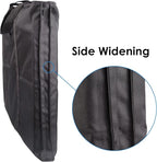 JJRING Dacron Light Weight Art Portfolio Tote Bag, 25'' x 37'' for 24'' x36'' Black Carrying Storage Case For Poster, Sketching, and Drawing