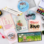 10 Pack Flat Shaker Covers for Card Making - 3.5inch Square Transparent Acetate Sheets for Shaker Cards - Arts & Crafts Projects DIY Scrapbooking Supplies