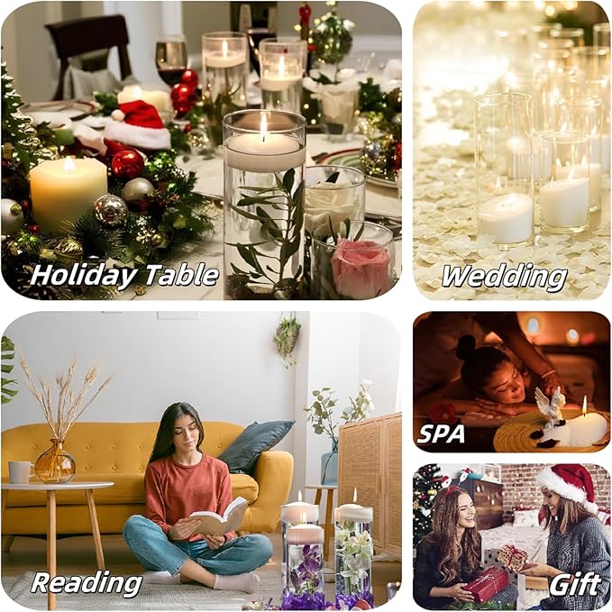 Aufien Candle Sand with Wicks, 21.4 Oz Pearled Candle, DIY Bead Powder Sand Wax Making kit Refillable Non Toxic for Handmade, Wedding and Halloween Christmas Decorations Orange Unscented