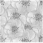 Flowers Background Clear Stamps for Card Making Scrapbooking Crafting DIY Decorations, Flowers Transparent Silicone Seal Stamps for Embossing Album Crafts