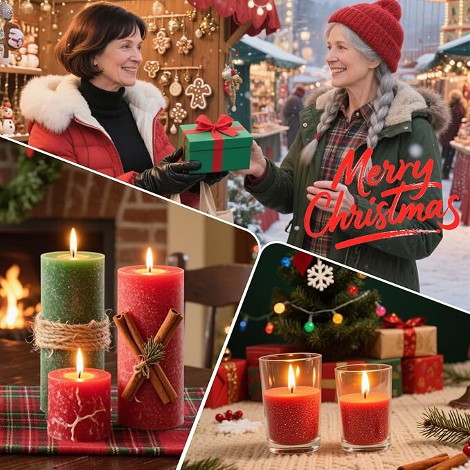 Aufien Candle Sand with Wicks, 21.4 Oz Pearled Candle, DIY Bead Powder Sand Wax Making kit Refillable Non Toxic for Handmade, Wedding and Halloween Christmas Decorations Purple Unscented