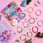 Taybonds Charm Bracelet Making Kit - 1400+ Pcs Jewelry Making Kit for Beginners with Charm-Style Beads, Unicorn Mermaid DIY Bracelets & Necklaces, Birthday Christmas Gifts