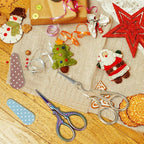 BIHRTC Stork Crane Scissors with Leather Cover Stainless Steel Scissors Bird Sewing Scissors Shears DIY Tools Dressmaker Small Scissors for Sewing Crafting Art Work Threading Needlework