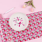 Pink Leopard Permanent Roll - 12'' x 8ft Smile Pink Face Permanent Vinyl Cow Print Adhesive Vinyl for Mugs Decors Self Adhesive