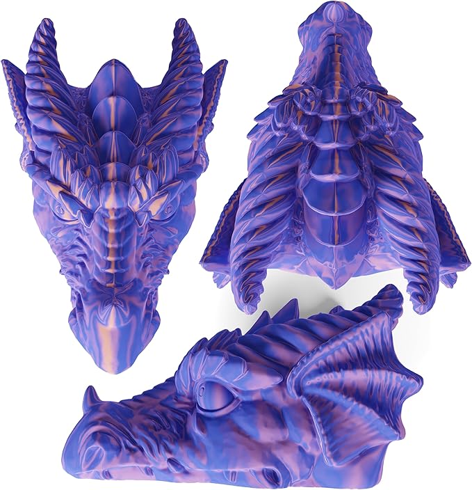 Dragon Head Candle Mold - Silicone 3D Molds for Candy & Home Decor - Resin Casting & Making Molds
