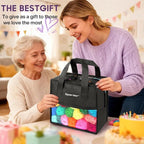 Crochet Kit, 1600 Yarns 35 Colors Acrylic Yarn Skeins, 53 PCS Crochet Hook Accessories and A Storage Bag, Yarn for Crocheting Suitable for Knitting, Knitting Kit Gift for Adult and Beginner, Black