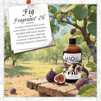 HIQILI Fig Fragrance Oil for Hotel Scent Diffuser, Candle & Soap Making Kit, Add to Skin Care, Bath & Body Products - 5.07 Fl Oz