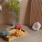 Silicone 3D Flower Bud Mold - Wave Candle Silicone Resin Casting Molds for Candle & Resin & Soap Craft Supplies