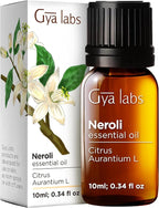 Gya Labs Neroli Essential Oil - 0.34 Fl Oz - for Hair, Skin, Diffuser, Aromatherapy & DIY Candle Making Scent