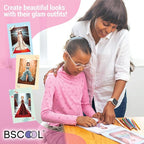 Sticker Dress Up Fashion Runway - Sticker Activity Book for Kids. Learn Girls Fashion Design with Stickers and Guides for Kids 5 and up. Little Designer Creativity Book