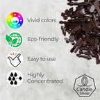 Brown Candle Dye 2oz for Soy Candle Making – Highly Concentrated Candle Wax Dyes – Candle Shop Premium Color Dye Chips for Soy Wax, Beeswax, Paraffin