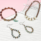 Antique Copper Beads for Jewelry Making - Spacer & Assortments for Bracelet, Necklace, Earring - Craft Supplies, Findings, Small Seed Beads - Jewelry Set 500Pcs