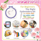 Friendship Bracelet String 50 Skeins Fashionable Rainbow Color Embroidery Floss Cross Stitch Embroidery Thread Cotton Floss Bracelet Yarn, Craft Floss