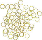 Mandala Crafts 13mm Gold Color Stainless Steel Lobster Clasps for Jewelry Making - 50 PCs SS Lobster Claw Clasps with Jump Rings Jewelry Findings Kit for Necklaces Bracelets Charms Fasteners