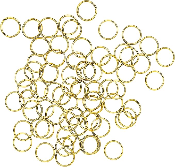 Mandala Crafts 16mm Gold Color Stainless Steel Lobster Clasps for Jewelry Making - 25 PCs SS Lobster Claw Clasps with Jump Rings Jewelry Findings Kit for Necklaces Bracelets Charms Fasteners