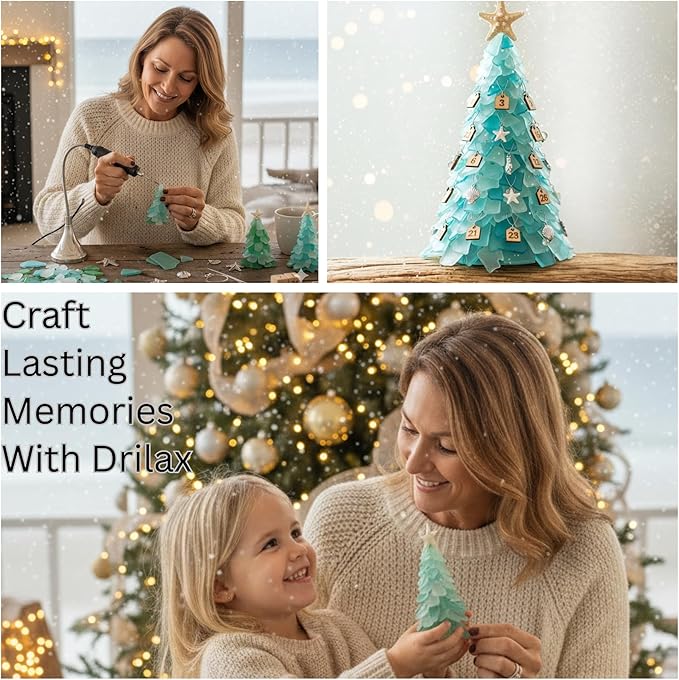 Drilax 30-Pc Rotary Tool Diamond Bits Set – 120 Grit Engraving & Carving Kit | Compatible with Dremel Tools | Diamond Drill Bits for Stone, Jewelry Making Tools & Supplies, Crafts, Etching