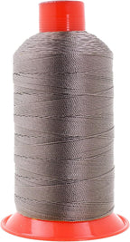 Mandala Crafts Bonded Nylon Thread Taupe Heavy Duty Sewing Threads - 800 YDs Size 207 630D T210 Tex 210 Thread for Leather Jeans Weaving Outdoor Marine Upholstery Threads