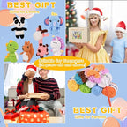 Alutaba 6Pcs Crochet Kit for Beginners, Crochet Animal Kits for Adults with Step by Step Videos Tutorials, Knitting Kit for Crochet Lovers Great Birthday Holiday Gift, DIY Keychain Pendants