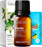 Gya Labs Myrtle Essential Oil - 0.34 Fl Oz - for Hair, Skin, Diffuser, Aromatherapy & DIY Candle Making Scent