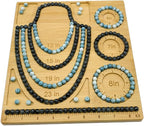 Petoysoso Bead Boards for Jewelry Making, Bamboo Beading Board for Bracelet & Necklace, Jewelry Making Supplies,Bead Tray Supplies