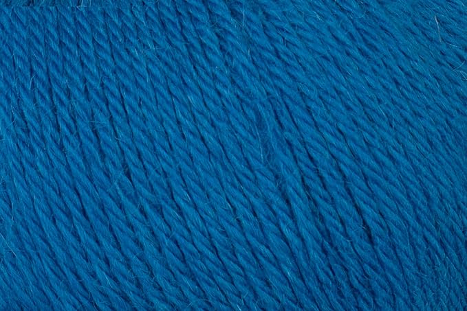100% Baby Alpaca Yarn for Knitting & Crocheting - Set of 2 Skeins of Premium Yarn DK - Lightweight, Hypoallergenic & Thermal Peru Made - Ideal for Delicate Projects (BL002 - Deep Ocean Blue)