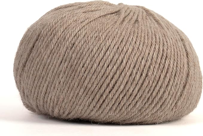 100% Baby Alpaca Yarn for Knitting & Crocheting - Set of 2 Skeins of Premium Yarn DK - Lightweight, Hypoallergenic & Thermal Peru Made - Ideal for Delicate Projects (N028 - Oatmeal)