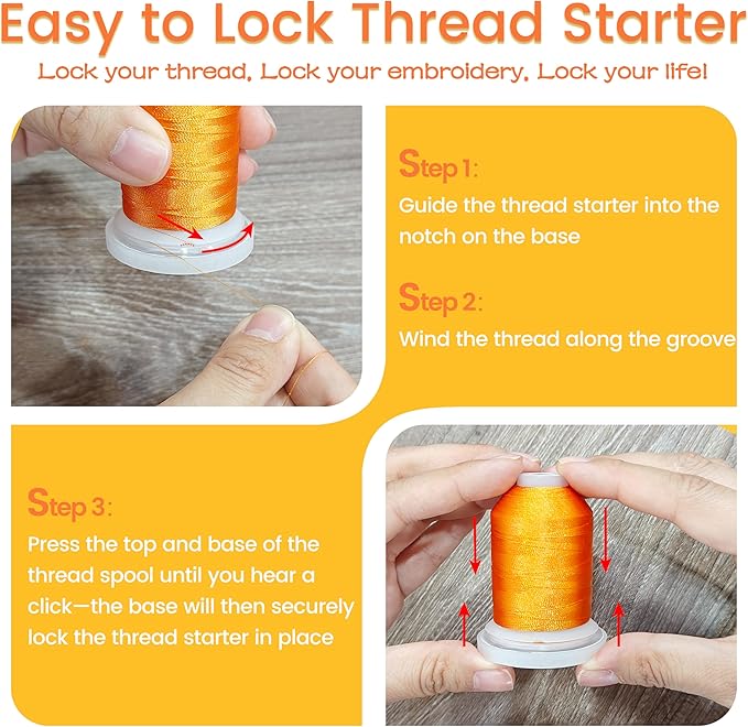 New brothread Embroidery Machine Thread Mega Kit 150 Colors Compatible with Brother & Janome Polyester Embroidery Thread 40WT 1000M/1100YD Each Spool for Home-Used & Commercial Embroidery Machines