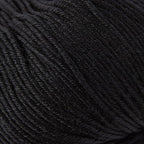 2 Balls Merino Wool Yarn, 12-Ply Luxurious and Soft Yarn for Hand Knitting & Crocheting, 1.76 OZ/50g, 120 yds/110 Meters(Black,2Balls)
