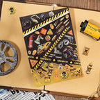 2 Pack Y2K Foil Sticker Books | 60 Vintage Cut-Out Stickers for Scrapbooking, Junk Journals & DIY Crafts - Glossy/Matte/Textured Styles