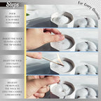 Pearled Candle 2 Inch Cotton Wicks 100-Pack Black Extra Wicks for Sand Candles Making, Metal-Free and Lead-Free Refill Sand Wax Wick