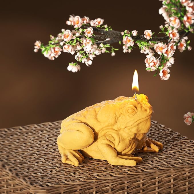 Toad Animal Candle Frog Resin Casting Resin Making Molds Silicone Mold for Candle Home Decorate 3D Animal Mold Candle Making Mold