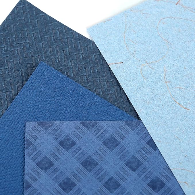 30 sheets Textured art Paper Assorted Set 5.8x8.3 Inch A5 mixed Special Craft Paper for Scrapbooking Junk Journaling Supplies dialy Plan gift Card Embellishments work (Clear)