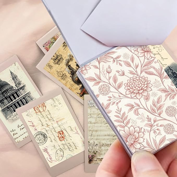 Washi Stickers, 12 Sets 600 Pcs Aesthetic Sticker Book for DIY Journaling, Journaling Supplies for Bullet Journal Art Diary Card Craft Gifts Planner Notebook