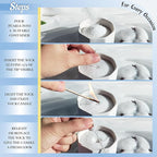 Pearled Candle 2 Inch Cotton Wicks 300-Pack White Extra Wicks for Sand Candles Making, Metal-Free and Lead-Free Refill Sand Wax Wick