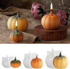 3 Pack Pumpkin Resin Molds Pumpkin Mold - Resin Casting Silicone Molds for Home Decor & Candle Making Wave Spiral Mold