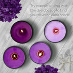 Violet Candle Dye 2oz for Soy Candle Making – Highly Concentrated Candle Wax Dyes – Candle Shop Premium Color Dye Chips for Soy Wax, Beeswax, Paraffin