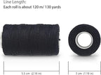 Ryalan UV Resistant High Strength Polyester Thread for Upholstery, Outdoor Market, Drapery, Beading, Purses, Leather, Hair Weave Bundles, Hair Extensions, Wig DIY Project 3 Rolls (3 Thread, Brown)