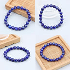 4mm 200pcs Natural Stone Round Beads Lapis Lazuli Genuine Stone Beading Loose Gemstone DIY Charm Smooth Beads for Bracelets Necklaces Earrings Hole Size 1mm (Lapis Lazuli 4mm)