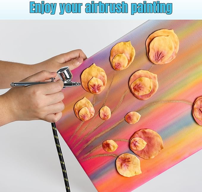 FansArriche Airbrush Cleaner, 16.91 Oz Air Brush Cleaning Solution for Water-Based Acrylic Color Paints, Quickly Clean Clogged Airbrushes, Paint Brushes, Art Tools